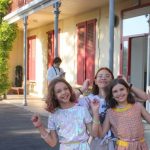 Il portico posteriore dell'Institut Monte Rosa con affaccio sul lago di Ginevra