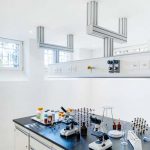 Il laboratorio di Scienze dell'Institut auf dem Rosenberg