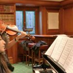 La sala musica dell'Institut auf dem Rosenberg