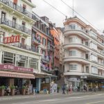 Uno scorcio della città di Montreux, Svizzera