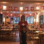 L'area pranzo del campus della École Chantemerle Summer Camp 