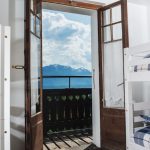 Una stanza quadrupla dell'alloggio della École Chantemerle Summer Camp