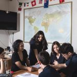 Una classe del campus della École Chantemerle Summer Camp 