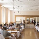 La sala pranzo della Hochalpines Institut Ftan Summer Camp