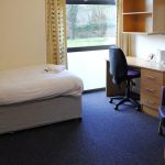 Single bedroom in the SBC Cambridge Summer College accommodation