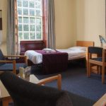 Single bedroom in the SBC Cambridge Summer College accommodation