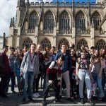 SBC Cambridge Summer College students go on an excursion