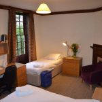 Twin bedroom in the SBC Cambridge Summer College accommodation