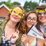 SBC Cambridge Summer College students at their graduation party