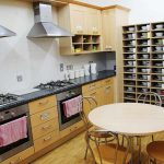 La cucina del residence della scuola Bell Wellington