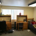 Twin bedroom in the CISL Summer Camp University of San Diego dormitory