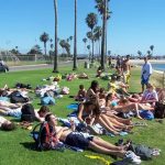 CISL San Diego Summer Camp students spend their free time outside