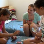 Twin bedroom in the Linguaviva Summer Camp accommodation