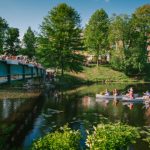 The pond of the Williston Northampton School, home of the World Sports Camp