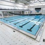 The indoor swimming pool of the Williston Northampton School, home of the World Sports Camp