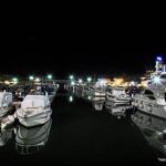 La marina di Lignano Sabbiadoro di notte