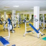 The fitness room at the Linguaviva Summer Camp 