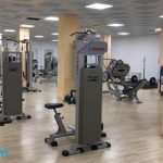 The fitness room at the Linguaviva Summer Camp 