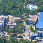A partial aerial view of the Linguaviva Summer Camp 
