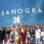 Gli studenti della scuola Españolé IH Valencia Summer Camp visitano la Città delle Arti e delle Scienze