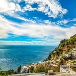 Un bellissimo scorcio della Costiera Amalfitana, Italia