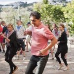 Gli studenti del Malaca Instituto hanno un corso di aerobica