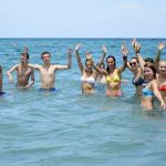 LAL Boca Raton Summer School students go to the beach