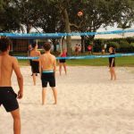 LAL Boca Raton Summer School students play volleyball