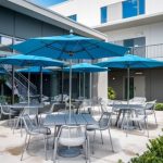 LAL Boca Raton Summer School student residence outside seating area