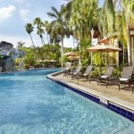 La piscina dell'hotel della TLA Teen Summer Program