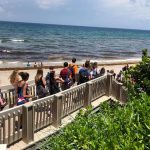 Gli studenti della TLA Fort Lauderdale Teen Summer Program in spiaggia