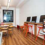 Il salotto per gli studenti della Rennert International New York 