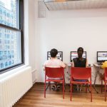 Il salotto per gli studenti della Rennert International New York