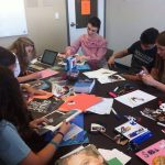 Rennert Academy Plus! and Summer Adventure students make creative collages
