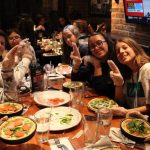 Rennert Academy Plus! and Summer Adventure students go out for pizza