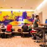 La sala studio dell'Actilingua Holiday Camp Vienna