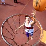 Actilingua Summer School Vienna students play basketball