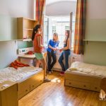 Twin bedroom in the Actilingua Summer School Vienna accommodation
