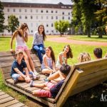 Actilingua Summer School Vienna students spend their free time outside