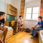 Twin bedroom in the Actilingua Summer School Vienna accommodation