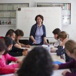 Una classe della scuola Malaca Instituto 