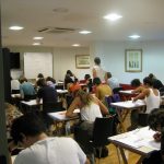 Una classe della scuola Malaca Instituto 