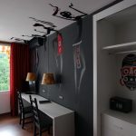 Una camera doppia del residence studentesco del Malaca Instituto Club Hispánico