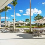 IMG Academy campus center outdoor dining rarea