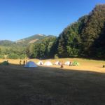Alphabet Outdoor Exploration Camp students go tent camping