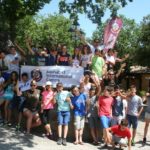 Alphabet Outdoor Exploration Camp students