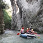 Alphabet Outdoor Exploration Camp students go rafting