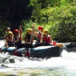 Alphabet Outdoor Exploration Camp students go rafting