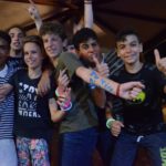 Alphabet Outdoor Exploration Camp students have a party