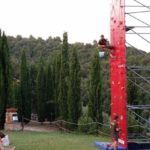 Alphabet International Camps Outdoor Exploration climbing wall